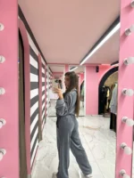 Grey Velvet Ease Set - Image 2