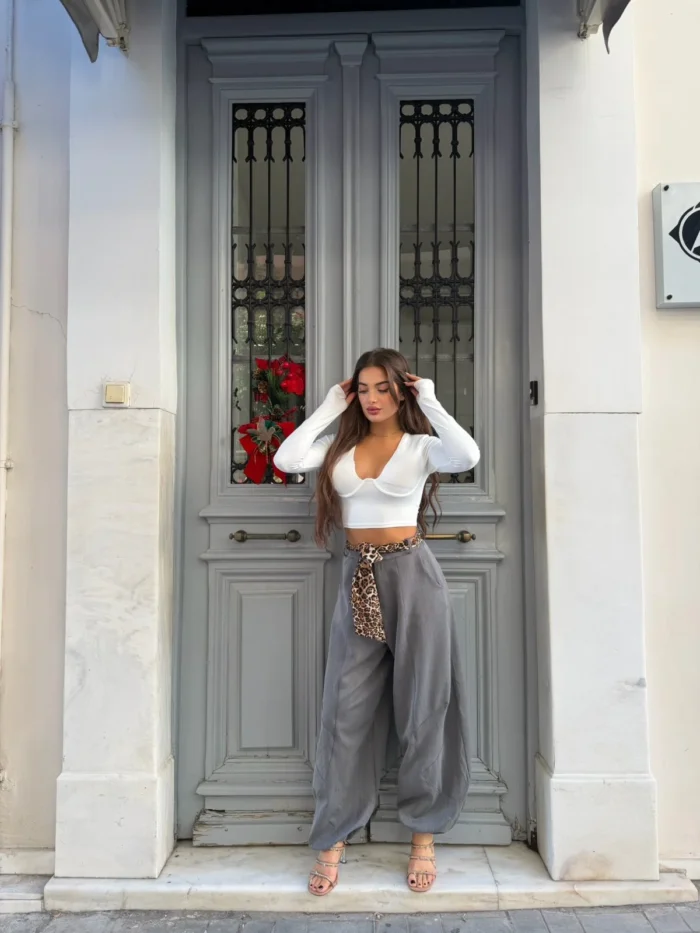 Grey Flow Pants - Image 2