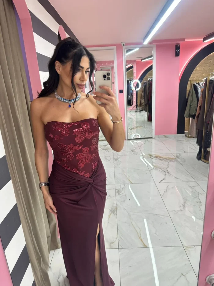 Garnet Bloom Maxi Dress - Image 2