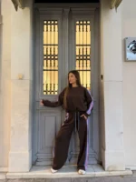 Chocolate Stripe Tracksuit