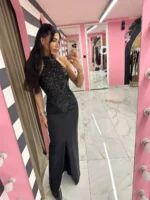 Black Icon Maxi Dress