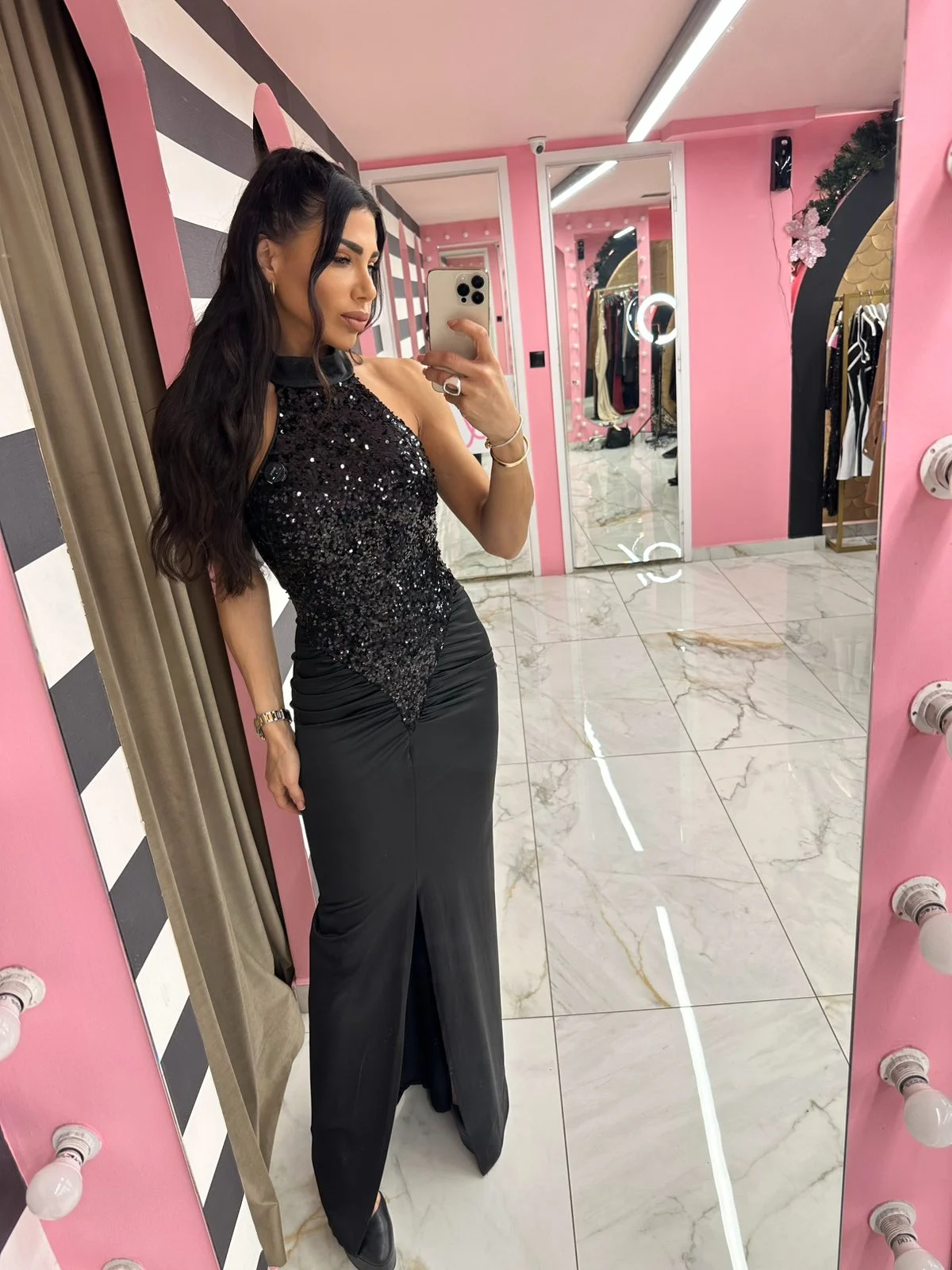 0-02-05-08c252476f944f262e0c4f777c521757f8a015169dbeb524072869ce1c6e3940_222f1a8a436 Black Icon Maxi Dress - Image 1