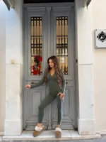 Khaki Fit Jumpsuit