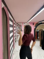 Burgundy Power Bodysuit - Image 2