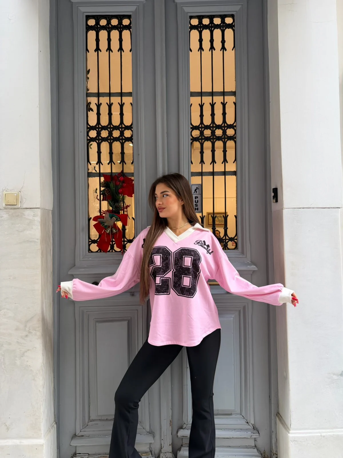 0-02-05-0e648469ec29d65ce6b62cfd4e17fed6ac87add74343366d580295d577d40ae1_2228252633c Pink Varsity 28 - Image 1