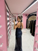 Midnight Blue Grace Maxi Dress - Image 2