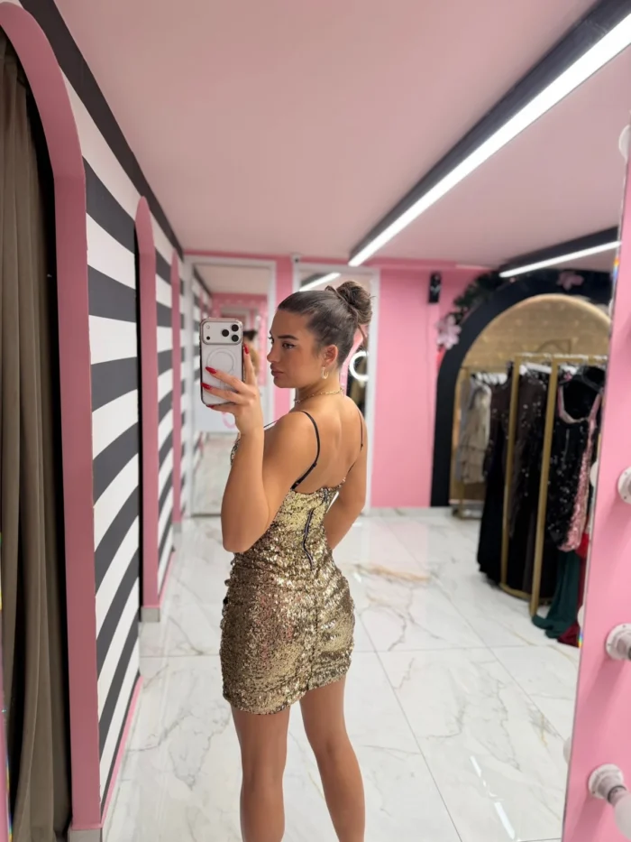 Golden Mocha Dress - Image 2