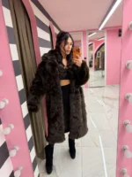 Cocoa Luxe Fur Coat