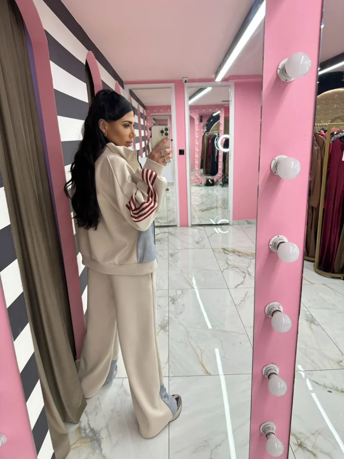 Urban Stripe – Nude Cream - Image 2