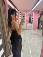 Cofee Sparkle Asym Top - Image 2