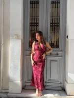 Burgundy Romance Maxi Dress