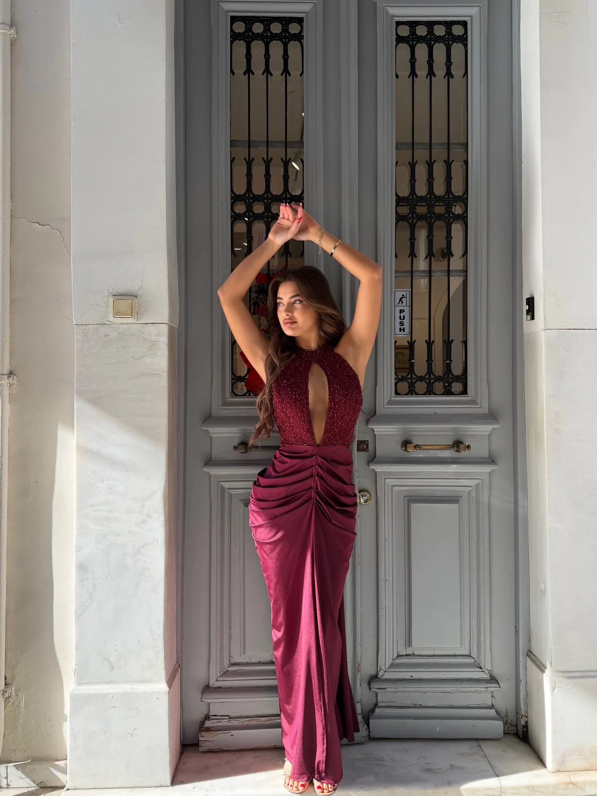 0-02-05-91f572392ed1cf358533925ca298d6665de4fc49bd0f4491ba6cb7cb046c8a04_223beb198f5 Maxi Dress Burgundy Night - Image 1