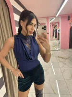 Κορμάκι  Lace Muse  – Μπλε