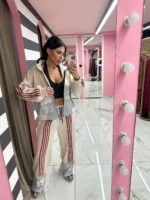 Urban Stripe – Nude Cream