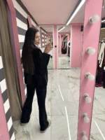 Black Icon Velvet Suit - Image 2