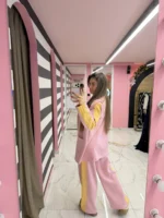 Urban Chic Suit – Ροζ - Image 3