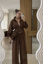 Σετ Φόρμα με Ζώνη & Φερμουάρ - Image 8