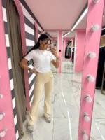 Vanilla Beige Active Flare Set