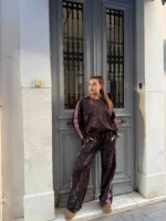 Wild Leopard Set – Pink Stripe