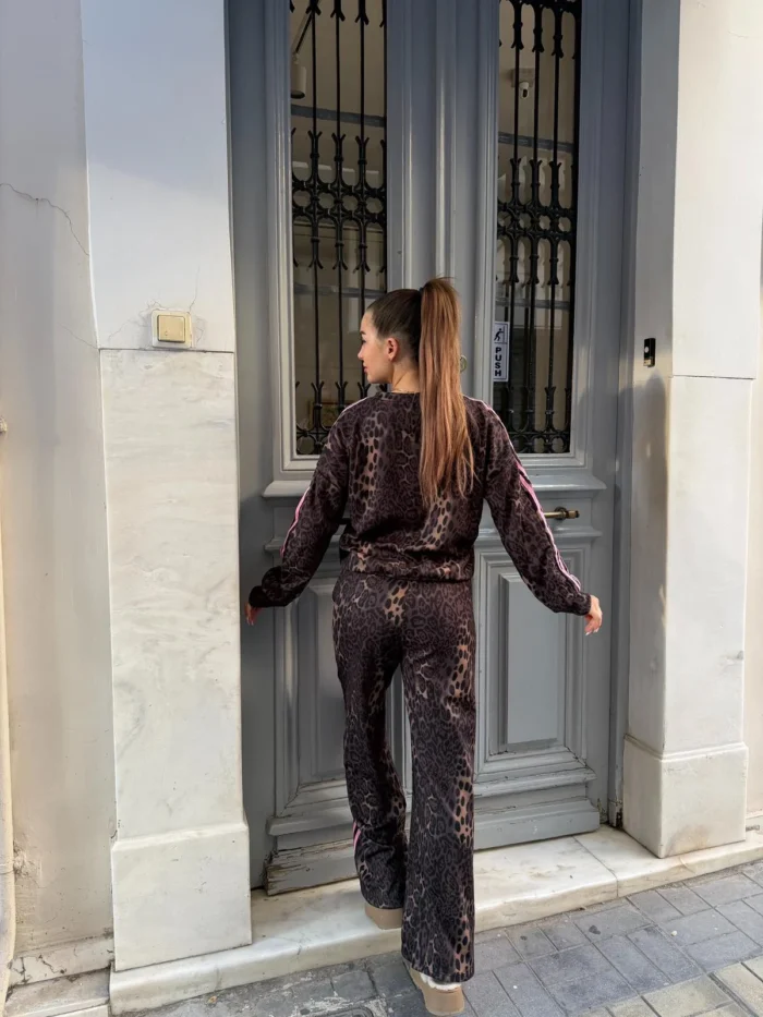 Wild Leopard Set – Pink Stripe - Image 2