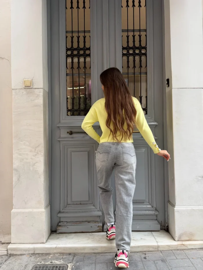 Stone Grey Straight Jean - Image 2