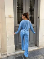 Σετ Velour Soft Touch –  Sky Blue - Image 2