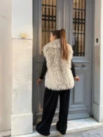 Οικολογική Γούνα “Cream Glow” – ΚΡΕΜ - Image 2