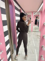 Mocha Fit Active Set - Image 2