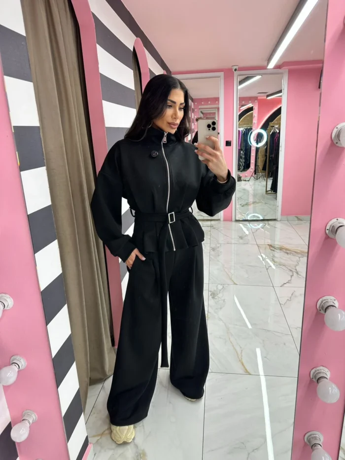 Σετ Φόρμα με Ζώνη & Φερμουάρ - Image 6