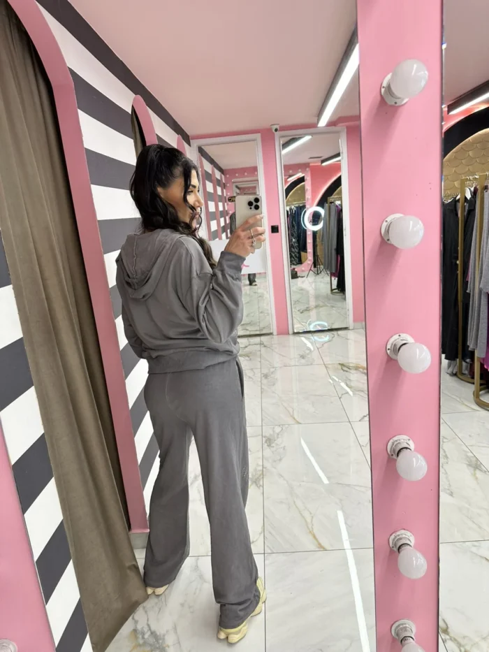 Πετροπλυμένη Φόρμα με Strass Λεπτομέρειες - Image 2