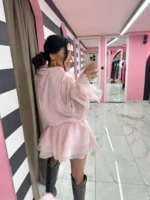 Blush Dream Mini Dress - Image 2