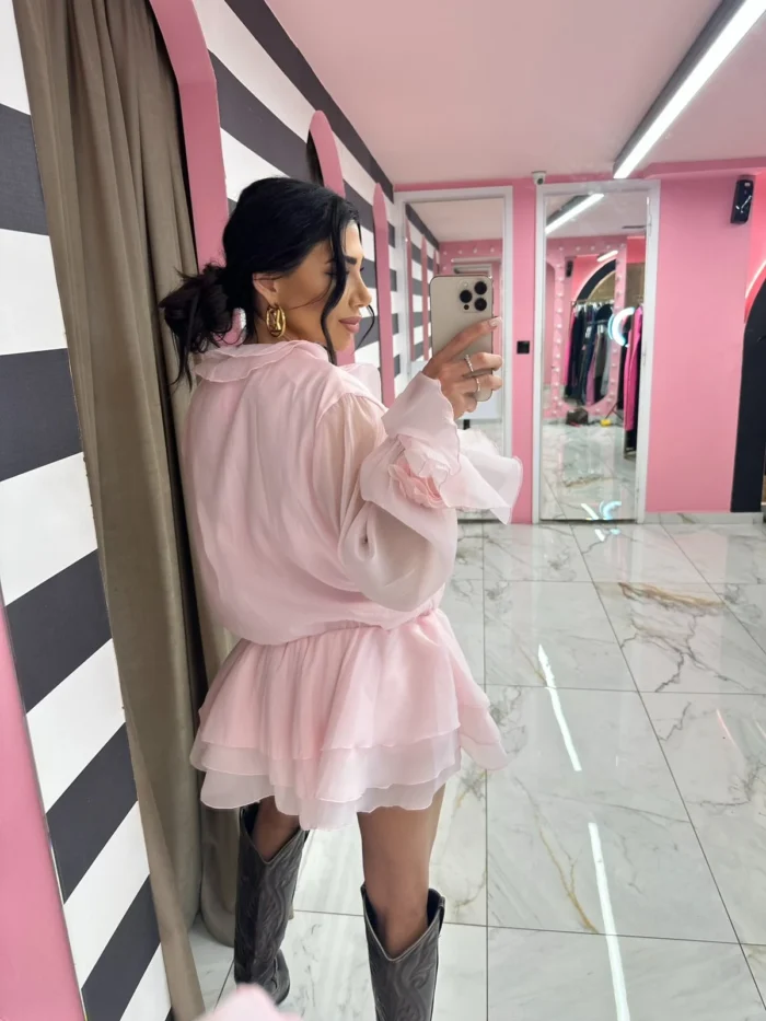 Blush Dream Mini Dress - Image 2