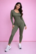 ShapeLuxe Ribbed Jumpsuit