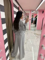 Σετ Φόρμα με Ζώνη & Φερμουάρ - Image 4