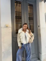 Luna Fur Jacket – Cream