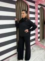 Πλεκτό Σετ με Ζιβάγκο Λαιμό - Image 4