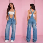 Urban Edge Denim Overalls - Image 2