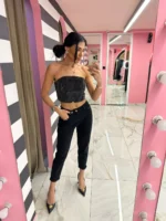 City Fit Black Jeans