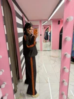 Animal Print Σετ Φόρμας με Ρίγες - Image 2