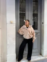 Urban Soft Teddy Jacket – Beige