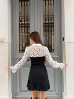 Lace Muse Top – Black - Image 2