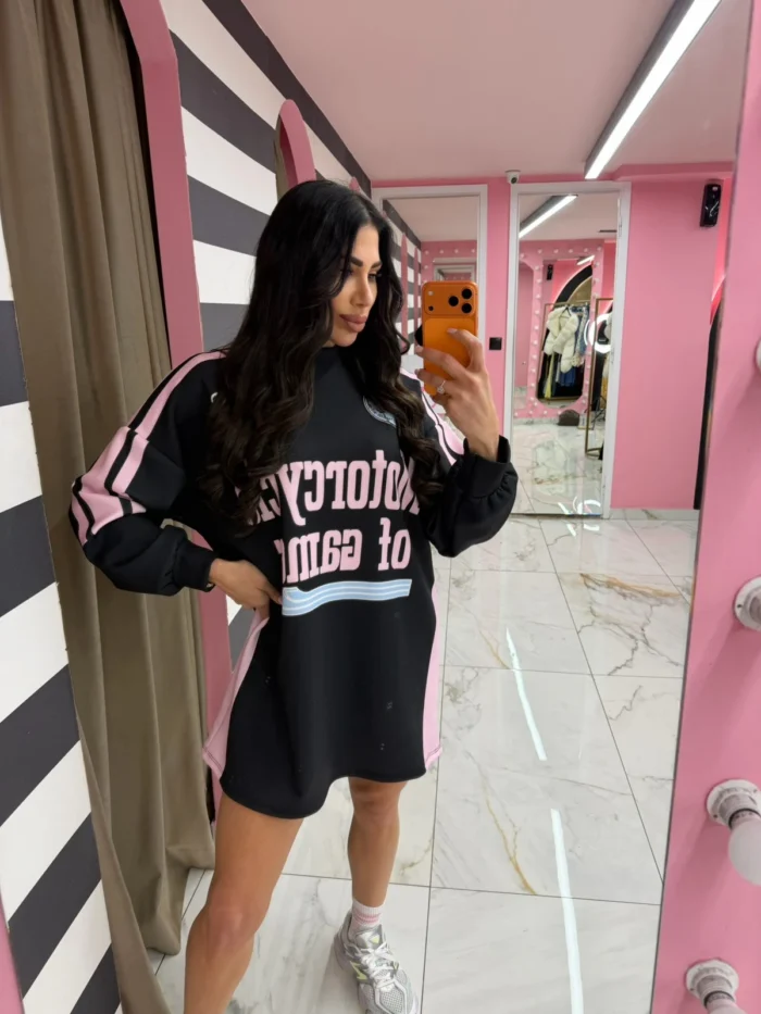 Motorcore Oversized Mini Dress - Image 5