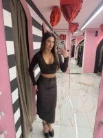 Midnight Leather Skirt