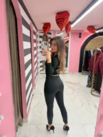 Black Essential Sculpt Leggings - Image 2