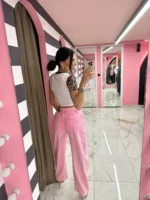 Pink Flow Denim - Image 2