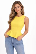 Essential Peplum Top - Image 4