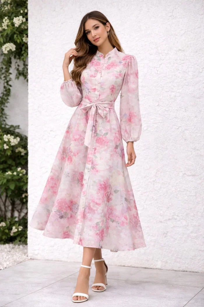 Romantic Bloom Maxi Dress - Image 2