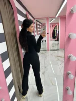 Sculpt Fit Zip Set – Black - Image 2