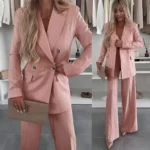 Power Pinstripe Suit Set - Image 3