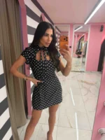 Polka Dot Mini Dress